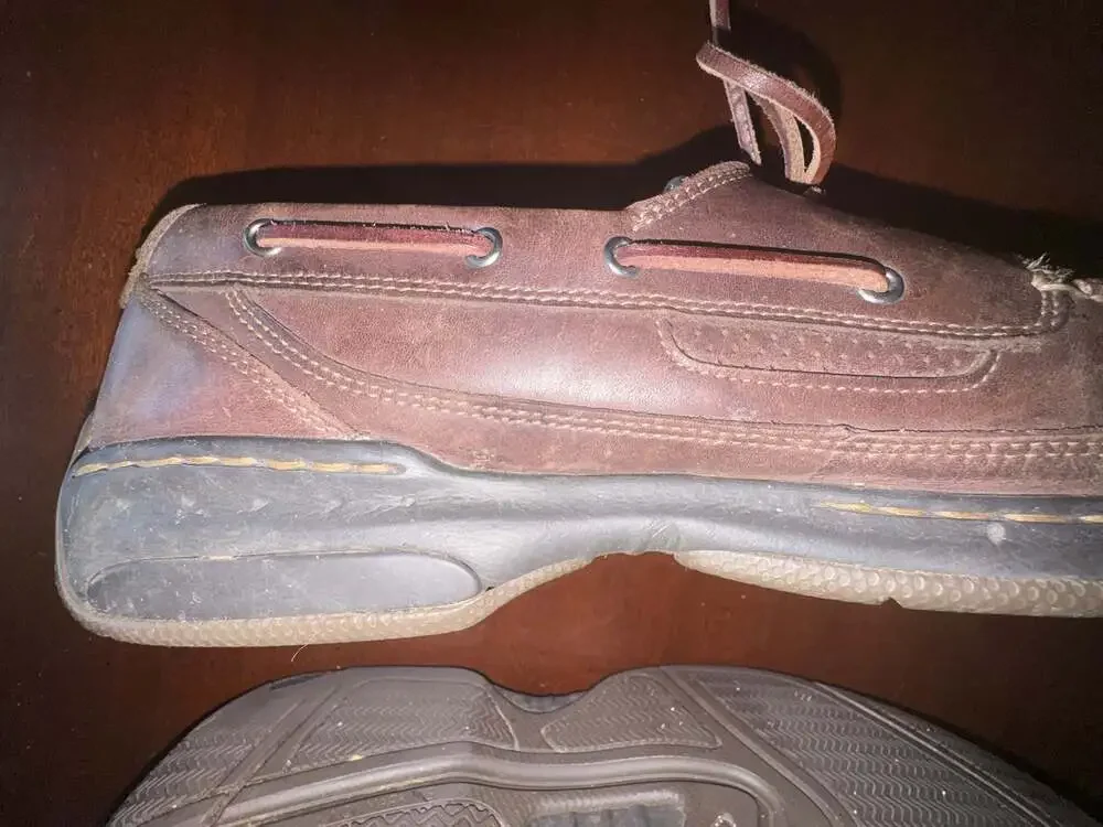 Dunham Brown Leather MCN420SB Boat Shoes Men's Size 10 D